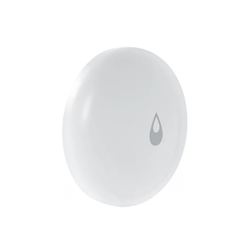Czujnik zalania wodą Aqara Water Leak Sensor T1 - biały owalny produkt z logo kropli wody