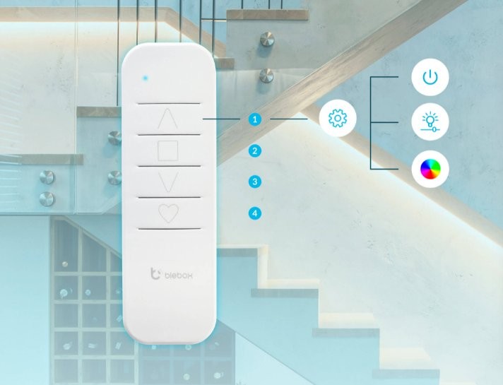 BleBox simpleRemote - sterownik inteligentnego oświetlenia Dieboh