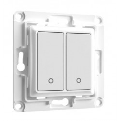 Shelly Wall Switch 2 biały przełącznik ścienny 2-przyciskowy do przekaźników Shelly