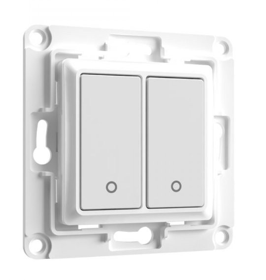 Shelly WS 2 - dwuprzyciskowy przełącznik elektryczny minimalistyczny design IP44