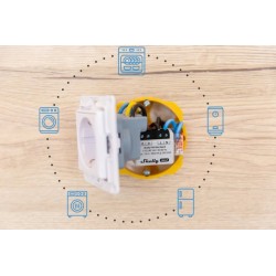 Shelly PM Mini Gen3 miernik mocy WiFi 1-kanałowy 16 A 3840 W z Bluetooth