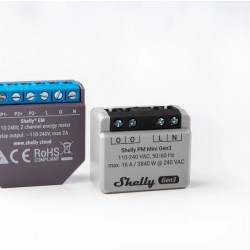 Shelly PM Mini Gen3 miernik mocy WiFi 1-kanałowy 16 A 3840 W z Bluetooth