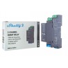 Shelly Pro 2 przekaźnik 2-kanałowy 2 x 16 A WiFi LAN Bluetooth na szynę DIN