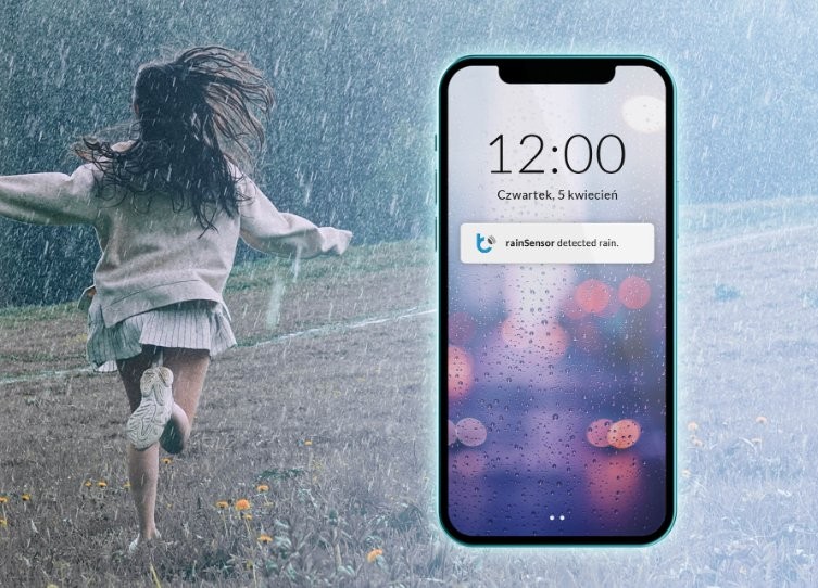BleBox rainSensor - czujnik deszczu Bluetooth wykrywający opady