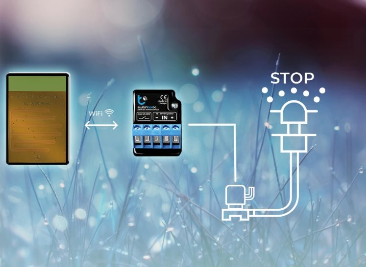 BleBox rainSensor - inteligentny moduł sterujący WiFi z pompą wodną
