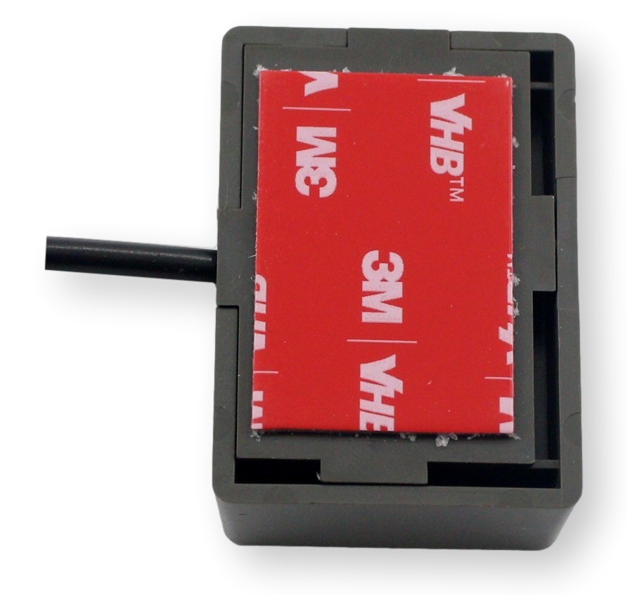 BleBox rainSensor - czarny element montażowy z naklejką 3M VHB™