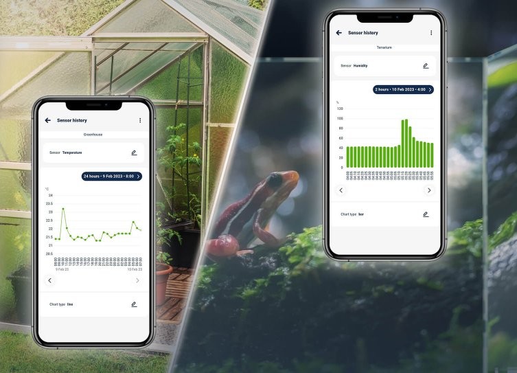 Monitorowanie wilgotności w ogrodzie i terrarium z BleBox HumiditySensor v2 BleBox HumiditySensor v2 - zestaw do monitorowania wilgotności w ogrodzie i terrarium