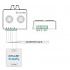 BleBox Parking Sensor czujnik parkowania ultradźwiękowy z kontrolerem LED RGB 7-24 V DC