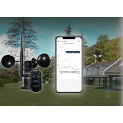 BleBox windSensor PRO czujnik wiatru WiFi 12-24 V DC z anteną zewnętrzną