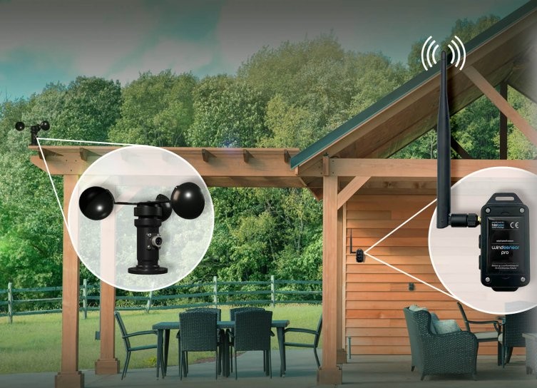 BleBox windSensor PRO - zestaw czujnika pogodowego zewnętrzny wiatru
