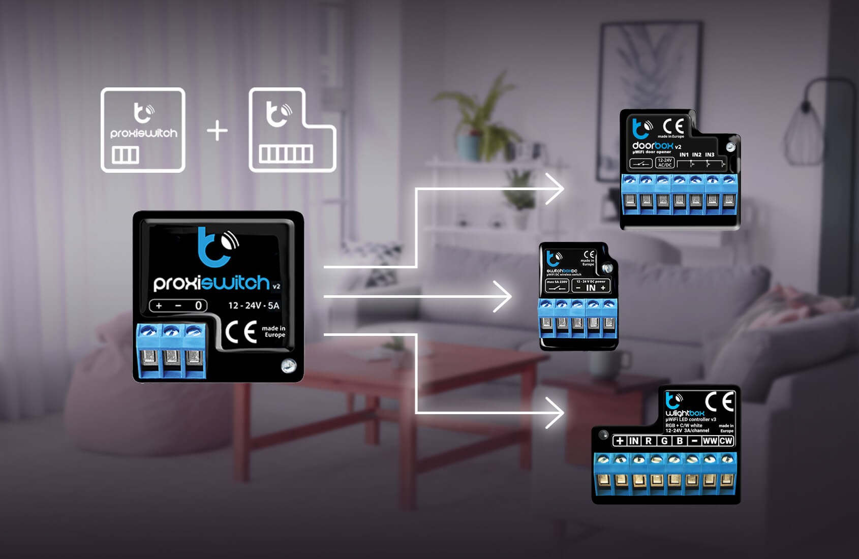 BleBox proxiSwitch v2 – bezprzewodowy przełącznik WiFi do sterowania innymi urządzeniami