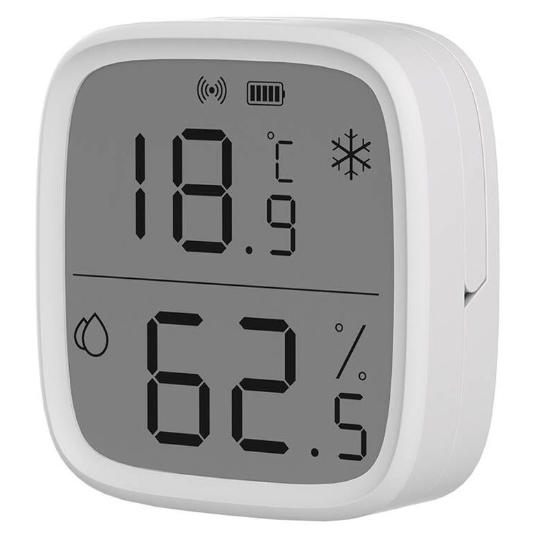 Sonoff SNZB-02D czujnik temperatura i wilgotność Czujnik temperatury i wilgotności Sonoff SNZB-02D z LCD wyświetlaczem