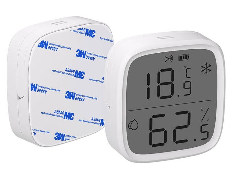 Sonoff SNZB-02D czujnik temperatura i wilgotność Czujnik temperatury i wilgotności Sonoff SNZB-02D z wyświetlaczem LCD