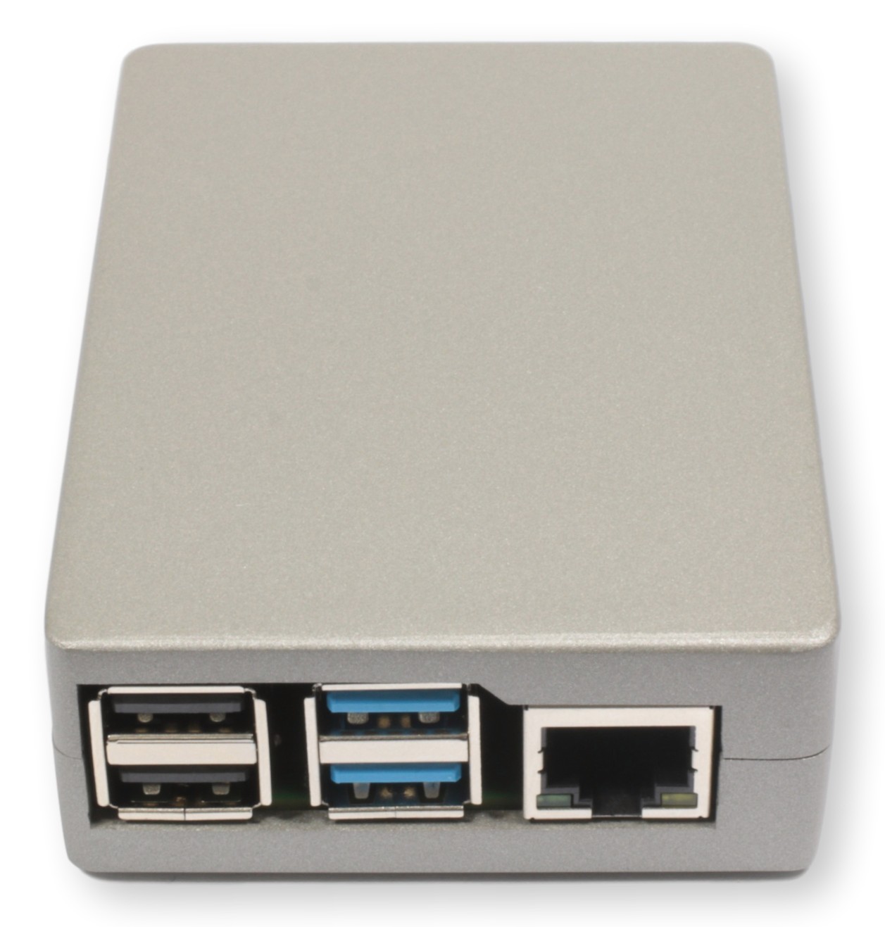 Raspberry Pi 4B, komputer single-board z dwoma portami USB i portem Ethernet