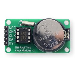 Moduł DS1302 RTC - zegar czasu rzeczywistego do projektów elektronicznych