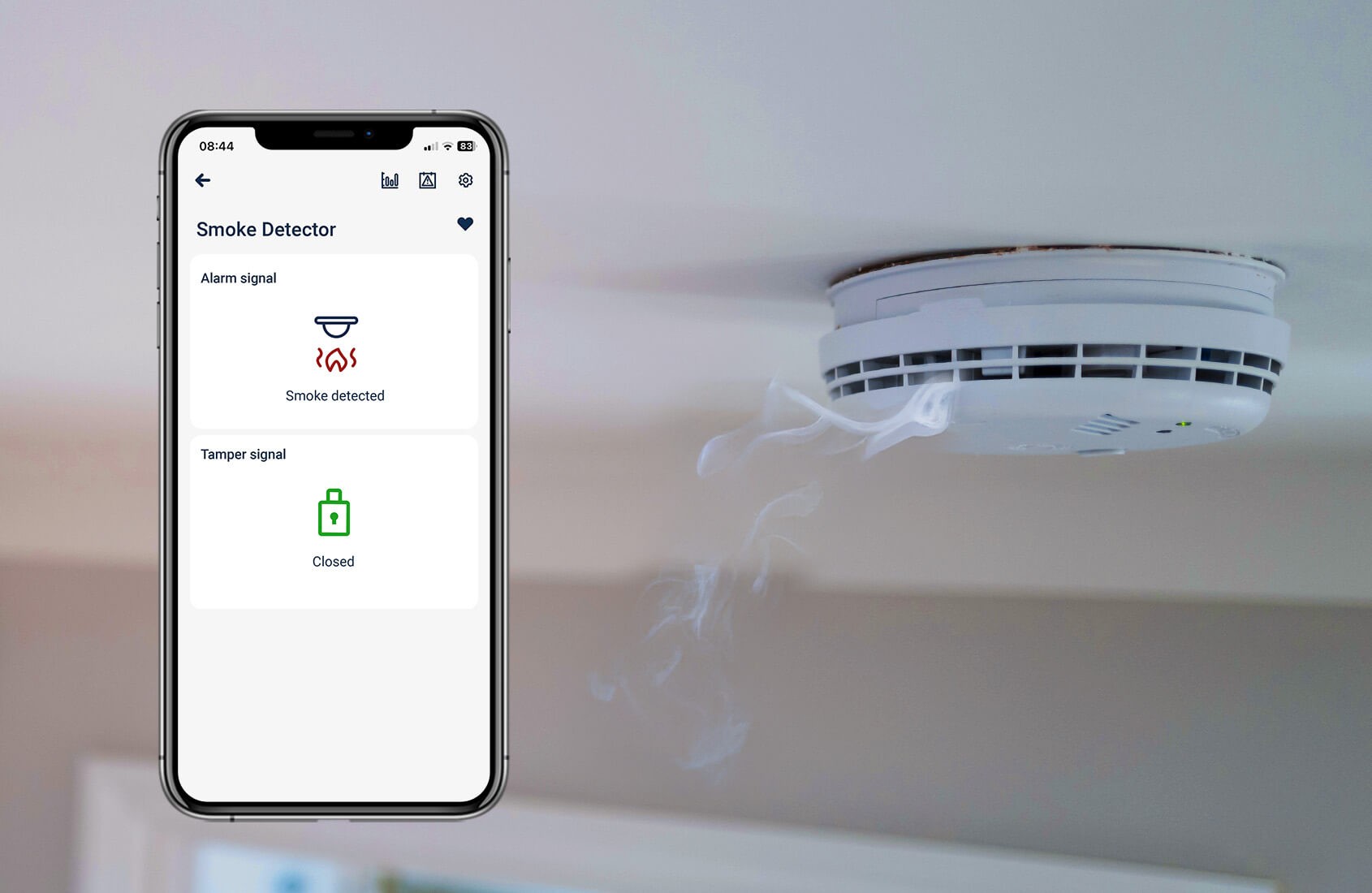 BleBox inputSensorD - moduł wejść WiFi do czujników, wykrywanie dymu