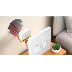 SONOFF MINI-ZB2GS-L MINI DUO-L dwukanałowy przełącznik Zigbee 3.0 bez N 12A
