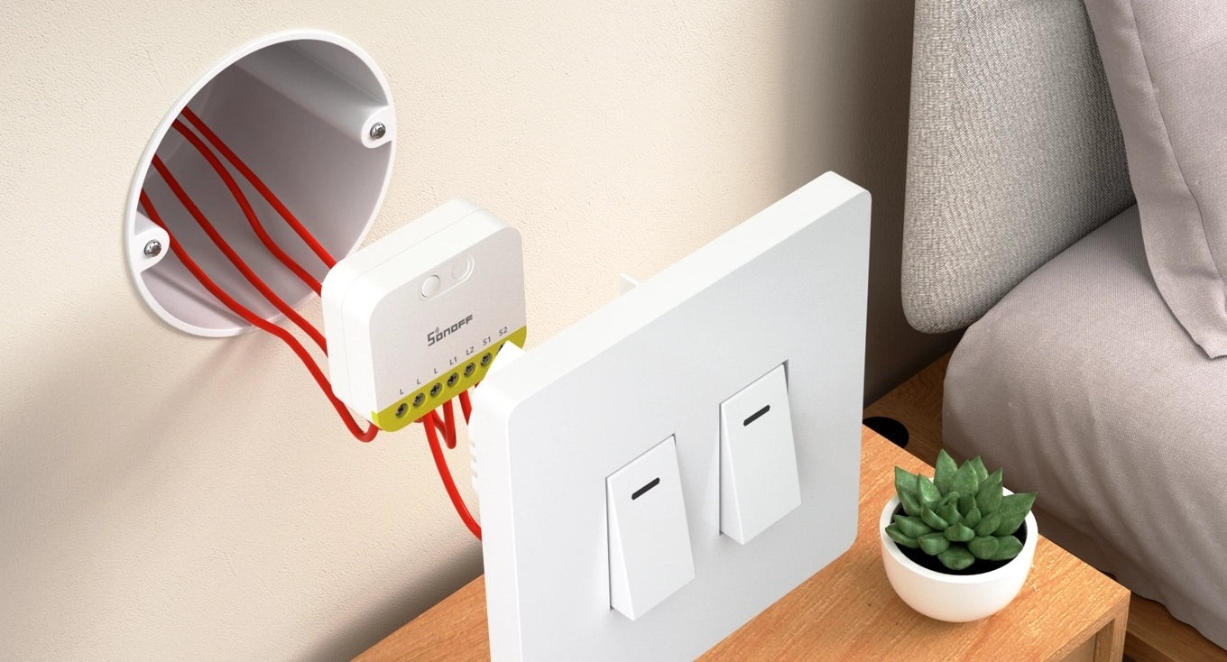 Sonoff MINI ZB2 GS L Mini Duo L SONOFF MINI-ZB2GS-L MINI DUO-L 2-Gang Zigbee Smart Switch - inteligentny przełącznik elektryczny