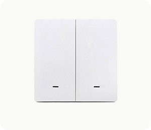 SONOFF MINI-ZB2GS-L MINI DUO-L SONOFF MINI-ZB2GS-L MINI DUO-L 2-Gang Zigbee Smart Switch bez N neutralego - biały dwudzielny przełącznik elektryczny