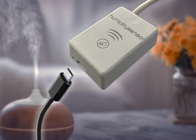BleBox czujnik wilgotności w urządzeniu elektronicznym do aromaterapii