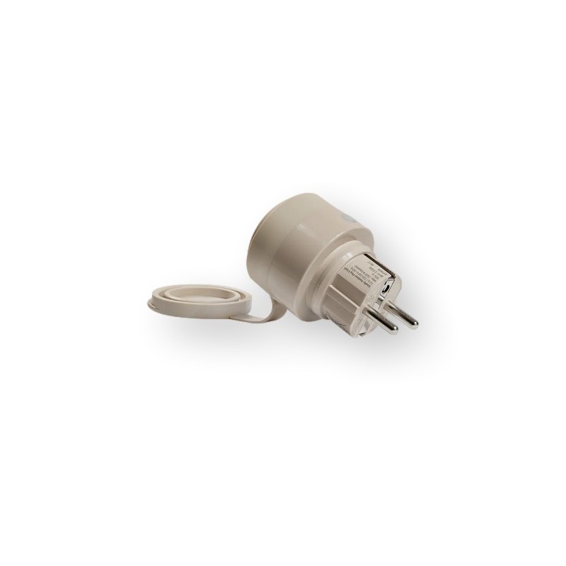 Shelly Outdoor Plug S Gen3 zewnętrzna wtyczka Wi-Fi Matter IP44 z pomiarem energii 12 A