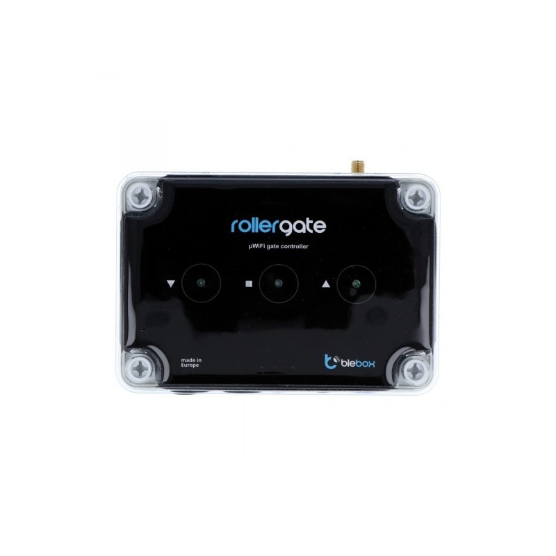 BleBox rollerGate sterownik bram rolowanych WiFi 230 V z aplikacją wBox i panelem dotykowym
