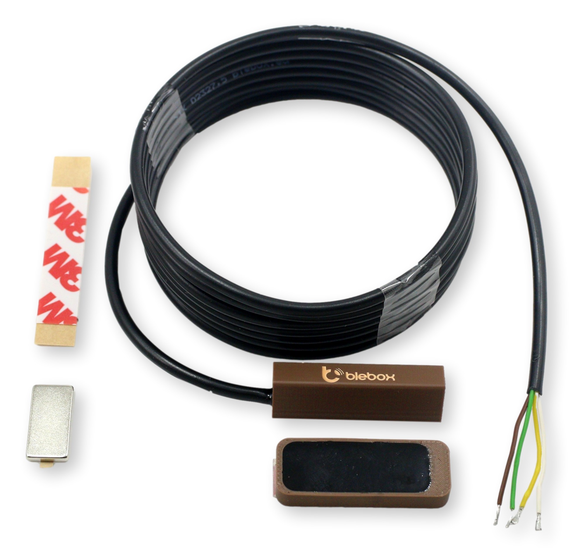 Zestaw Blebox openSensor + twinMagnet brązowy Blebox openSensor + twinMagnet - zestaw czujnikowy brązowy