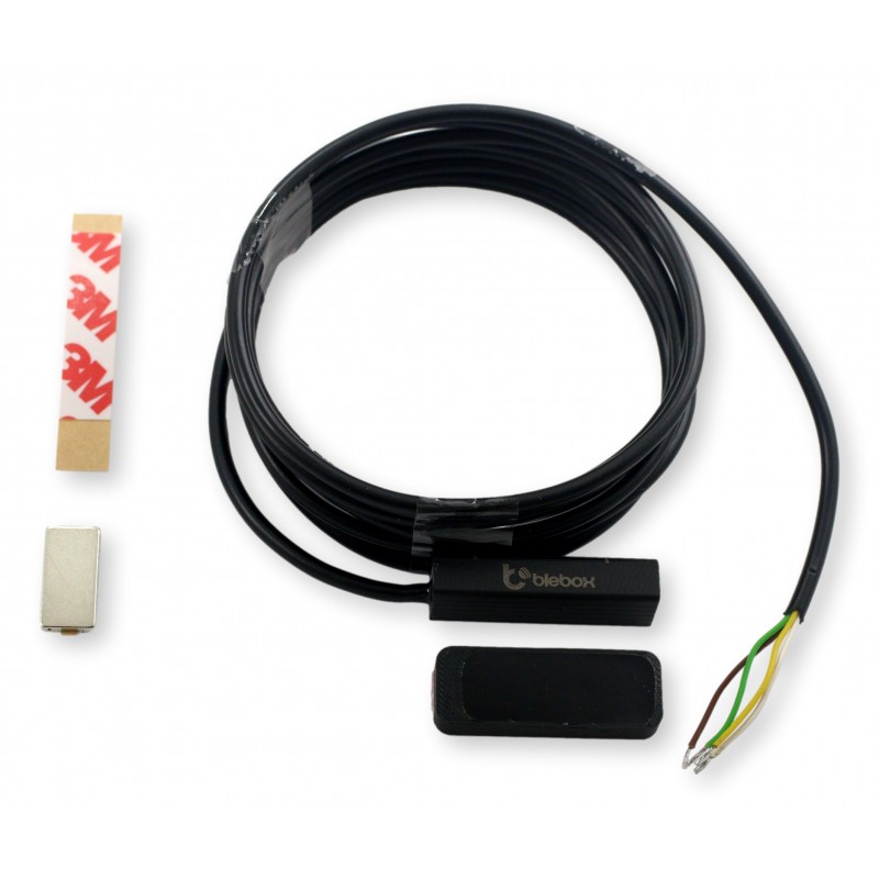 BleBox openSensor twinMagnet czarny czujnik otwarcia WiFi 3 stany IP65