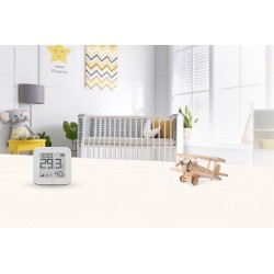Shelly BLU H i T Display ZB biały czujnik temperatury wilgotności światła Zigbee Bluetooth