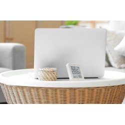 Shelly BLU H i T Display ZB biały czujnik temperatury wilgotności światła Zigbee Bluetooth