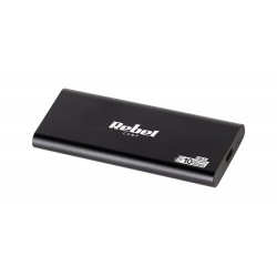 Obudowa zewnętrzna Rebel do dysku SSD M.2 SATA - aluminium, USBC 3.1, Plug i Play