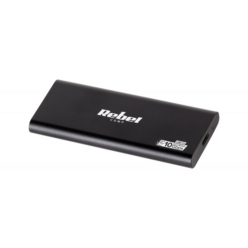 Obudowa zewnętrzna Rebel do dysku SSD M.2 SATA - aluminium, USBC 3.1, Plug i Play