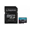 Karta pamięci Kingston Canvas Go! Plus microSDXC 128GB UHS-I U3 V30 A2 z adapterem SD