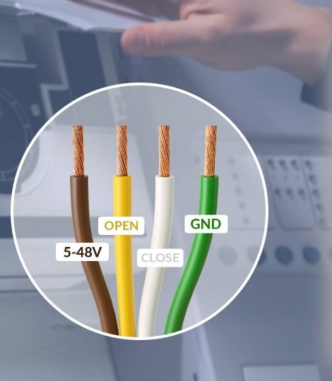 BleBox openSensor - czujnik otwarcia okna drzwi bramy WiFi, schemat elektryczny