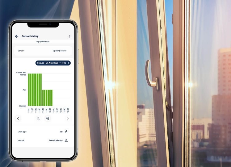 BleBox openSensor - biały czujnik otwarcia okna WiFi