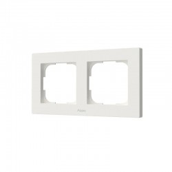 Aqara Switch Frame H2 EU 2-gang White FE-X01D - biała podwójna ramka osprzętowa 55 mm
