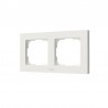 Aqara Switch Frame H2 EU 2-gang White FE-X01D - biała podwójna ramka osprzętowa 55 mm
