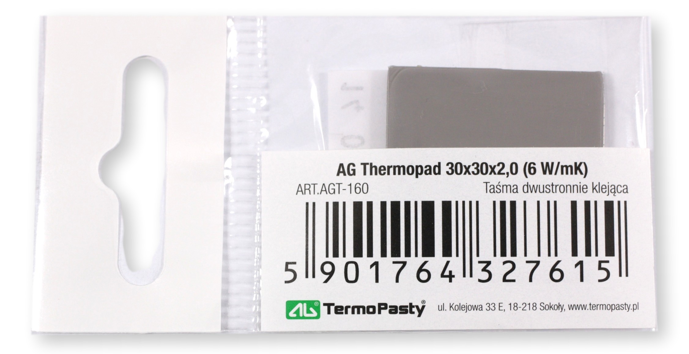 AG Thermopad 30x30x2,0 (6 W/mK) - izolacja cieplna w postaci blachy termoizolacyjnej