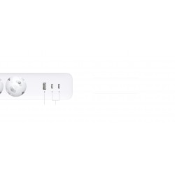 Xiaomi 20W Power Strip XMCXB01EU - listwa 3 gniazda AC, 2x USB-C i USB-A