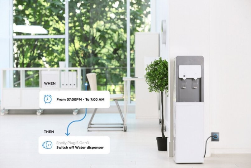 Shelly Plug S MTR Gen3 automatyczne wyłączanie Shelly Plug S MTR Gen3 - automatyczne wyłączanie wodnika w określonych godzinach