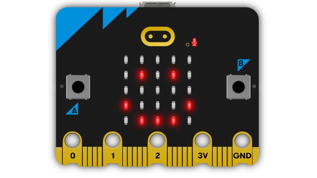 micro:bit V2 single - moduł edukacyjny BBC z diodami LED, przyciskami i złączami