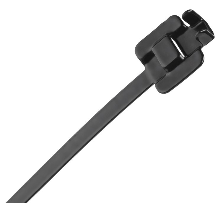 Opaska zaciskowa stalowa 45cm x 6.3mm z powłoką nylonową