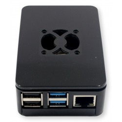 Zestaw do Raspberry Pi 4 Model B - obudowa ABS A2, wentylator HYPRO 5 V i 4 radiatory