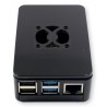 Zestaw do Raspberry Pi 4 Model B - obudowa ABS A2, wentylator HYPRO 5 V i 4 radiatory
