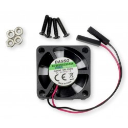 Zestaw do Raspberry Pi 4 Model B - obudowa ABS A2, wentylator HYPRO 5 V i 4 radiatory