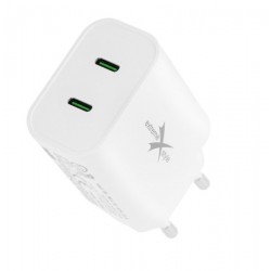 Ładowarka GaN 60W USB-C (2x30W) eXtremestyle