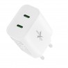 Ładowarka GaN 60W USB-C (2x30W) eXtremestyle