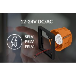 BleBox controlPanelM czarny dotykowy panel Wi-Fi 5 cali do sterowania urządzeniami BleBox