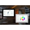 BleBox controlPanelM biały dotykowy panel Wi-Fi 5 cali do sterowania urządzeniami BleBox