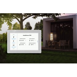BleBox controlPanelM biały dotykowy panel Wi-Fi 5 cali do sterowania urządzeniami BleBox